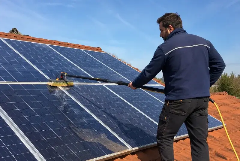 Nettoyage et entretien de panneaux solaires à Thairé